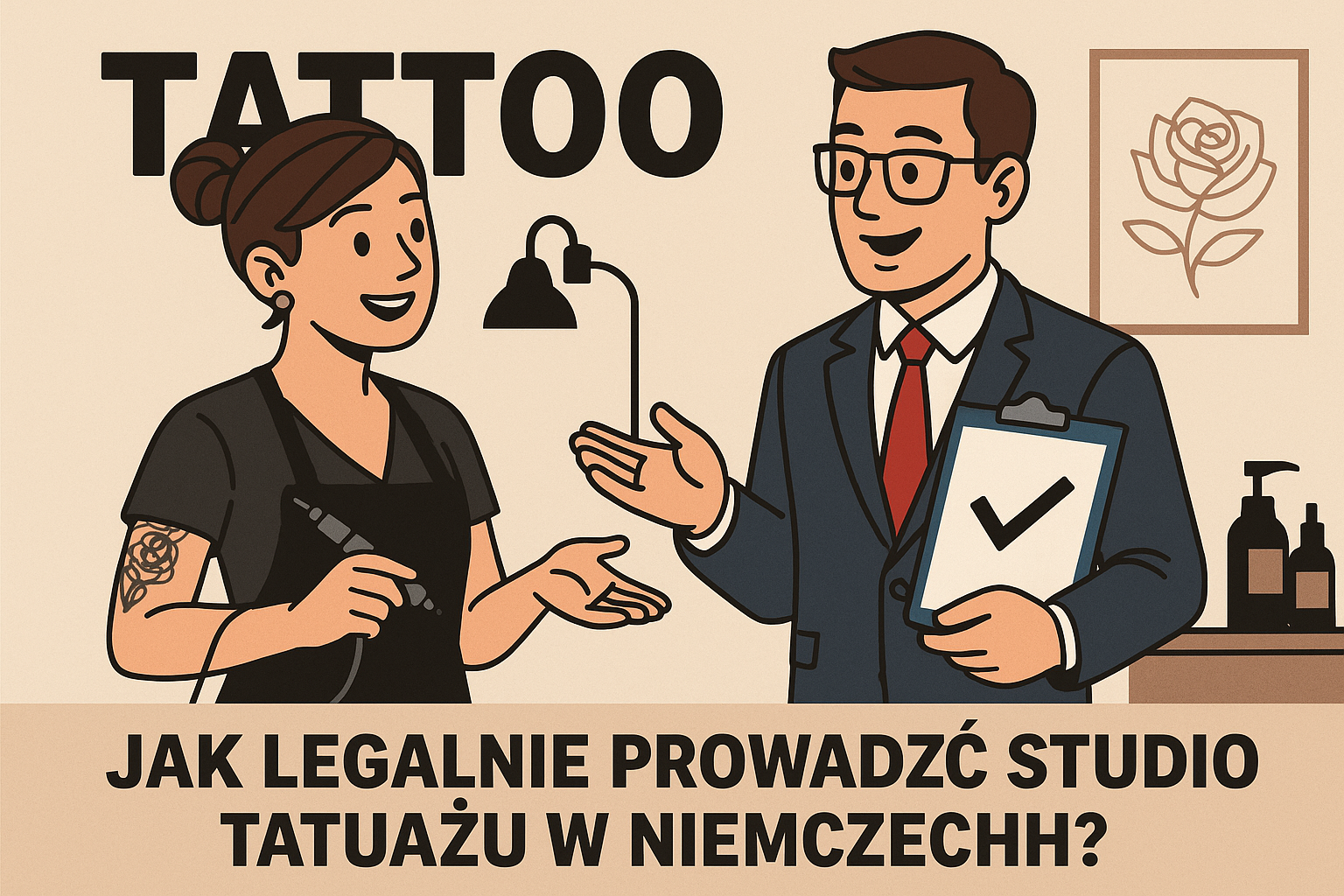studio tatuażu w Niemczech
